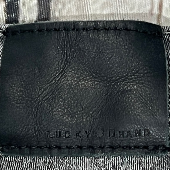 Lucky Brand Black Denim Medium Wash Charlie Skinny Pants Women's Jeans - Picture 7 of 9